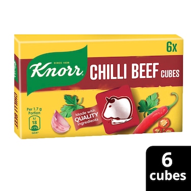 Knorr Cube Beef Chilli 8g x 6