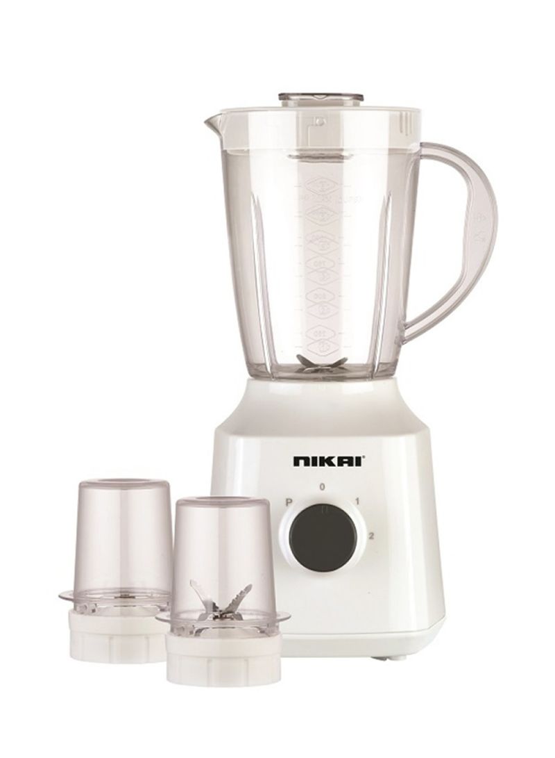 Nikai 3-In-1 Electric Blender 1.5L 300W Aqqe-Nb1900Na1 White