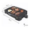 Sonifer SF-6074 Electric Multi Portion Grill 1500W Black