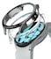 Ringke Samsung Galaxy Watch 6 40mm Case, Slim Series, Clear + Dark Chrome