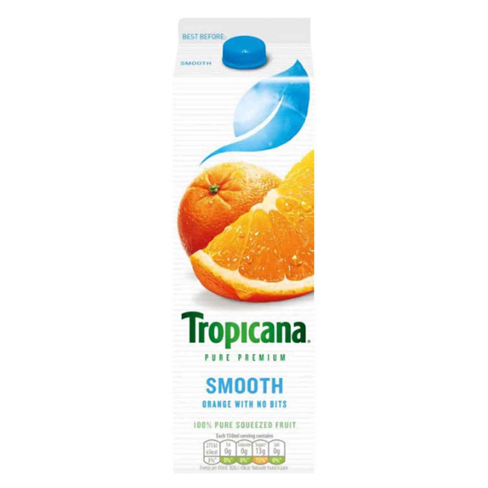 Buy Tropicana Smooth Juice Orange 950ml Online Carrefour Qatar