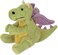 goDog® Dragons™   with Chew Guard Technology™ Durable Plush Squeaker Dog Toy, Seafoam, Large