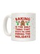 muGGyz Printed Ceramic Coffee Mug White