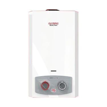سخان مياه أوليمبك غاز - 10 لتر - أبيض - OYG10113WL