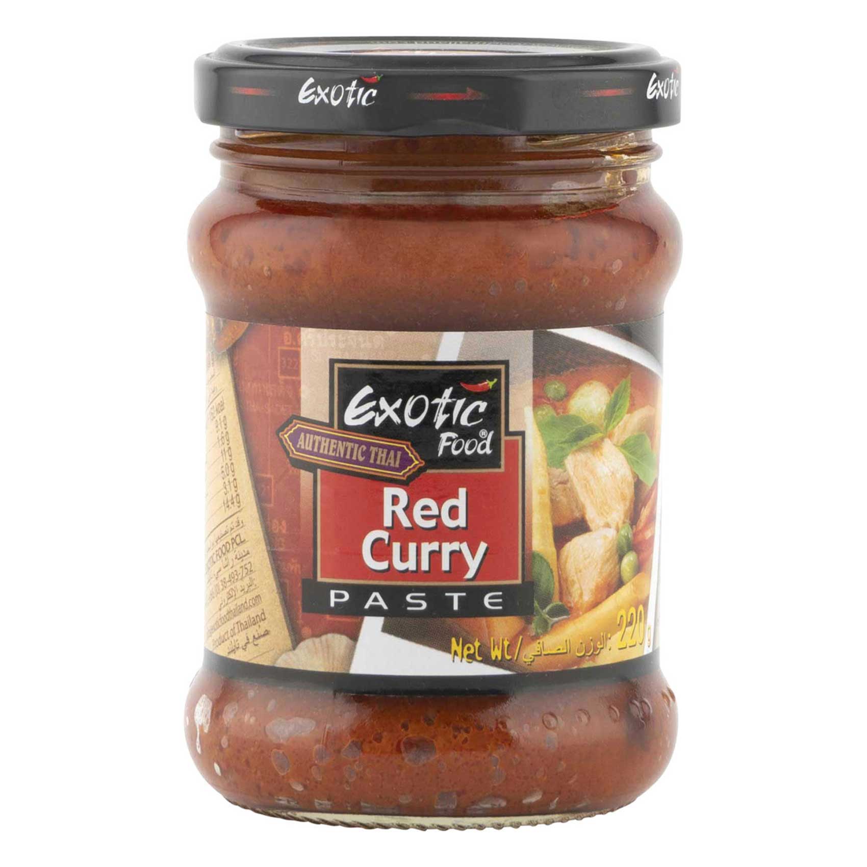 Buy Exotic Food Red Curry Paste 220g Online | Carrefour UAE