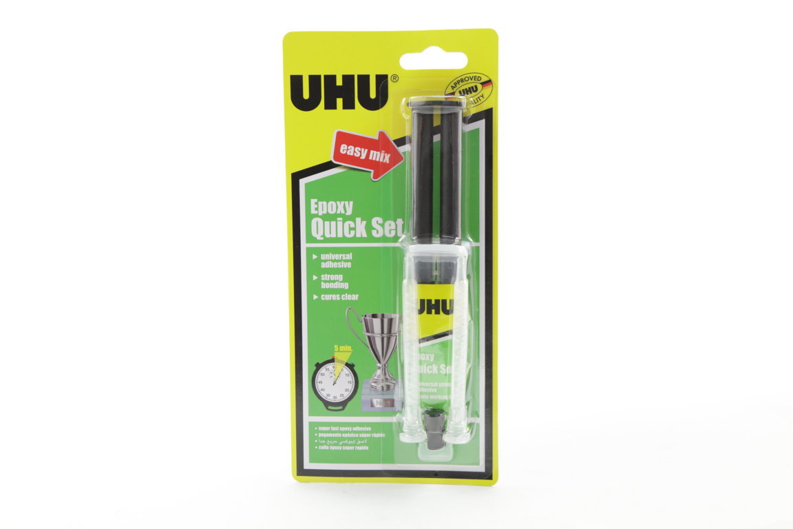 UHU EPOXY QS 14ML SYRINGE BLISTER