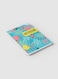 Lowha Spiral Notebook With 60 Sheets And Hard Paper Covers With Fantasy Shapes Design, For Jotting Notes And Reminders, For Work, University, School