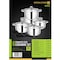 ROYALFORD STEEL COOKWARE SET 12PCS