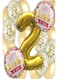 Party Time Number 2 40inch Birthday Decorative Party Foil Balloon Set