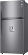 LG 760L Top Freezer Refrigerator With Water Dispenser Inverter Linear Compressor Platinum, Silver, GR-F882HLHU