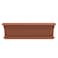 Cosmoplast Planter Exotica Flower Pot With Tray Brown 46cm