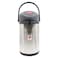 Nessan Airpot Stainless Steel Pump Vacuum Flask 3.5L Silver