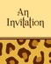 Animal Print - Leopard Invitation