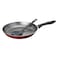 Brinox Aluminum  Frying Pan With Spatula 26cm Cherry Red