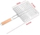 Generic Foldable Barbecue Grilling Basket Grill Bbq Net Steak Meat Fish Vegetable Holder