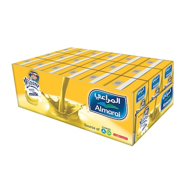 Almarai Nijoom Milk Banana Flavored  Long Life 150ml &times; 18 Pieces