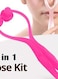 3-In-1 Facial Roller Nose Massager Pink