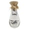 Dubai 2 Phase Round Sand Bottle Large White And Black