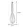 Kuber Industries Stainless Steel Hand Blender Mixer Froth Whisker Latte Maker For Milk Coffee Egg Beater Juice - CTKTC031315-2 Pieces (Silver, 25 cm)