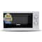 Geepas GMO1894 20L Microwave Oven, 1200W Solo Microwave with 6 Power Levels and a Timer, Cooking Power Control with 2 Rotary Dials &amp; Defrost Settings, White, 2 Year Warranty