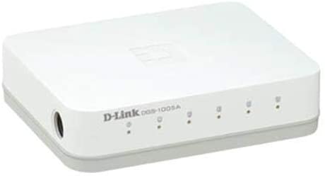 D-Link 5-Port Gigabit Desktop Switch In Plastic Casing - DGS-1005A