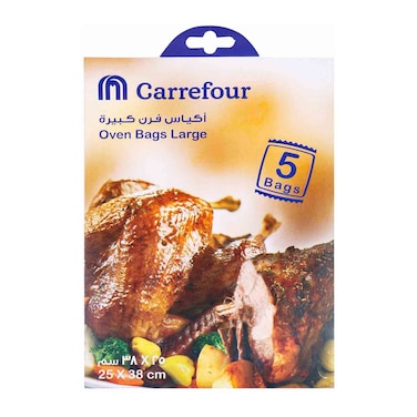 Carrefour Large Oven Bags - 25 x 38 Cm - 5 Bags