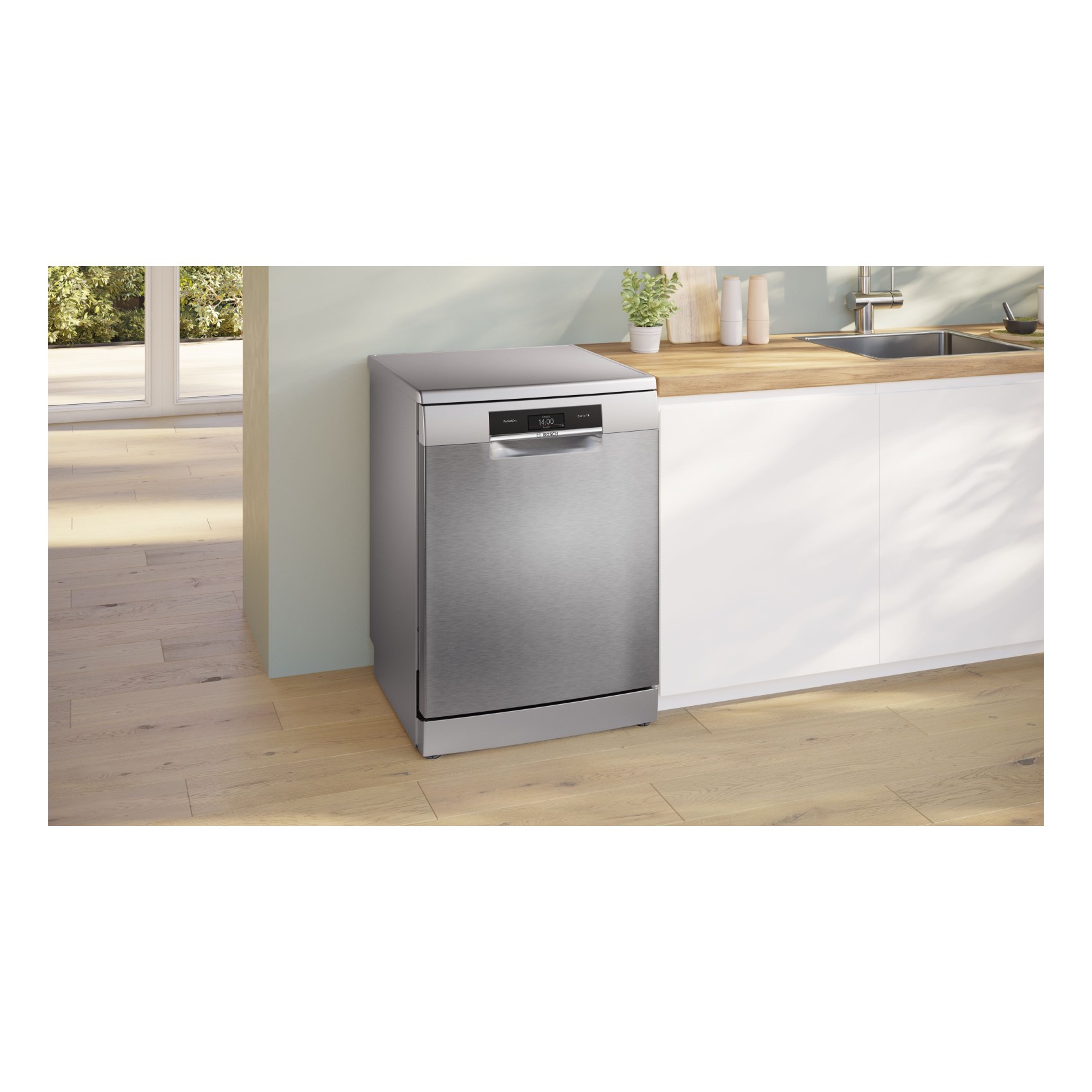 Bosch Series 8 Free-Standing Dishwasher SMS8ZDI86M Silver Inox 60cm