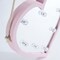 Heart-Shaped Mirror with Pink Frame and Light LEDs 32x30cm