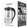 Beper BB.103 Electric Kettle And Tea Pot 1.8L (2200W) Black/Silver