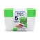 Sistema Meal Prep 870Ml 5Pcsnbsp Pack