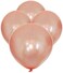 Generic Party Fun Chrome Clear Rose Gold Balloon - 12Inches - (Pack Of 40 Units)