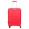 Carlton Chroma 8 Wheel Hard Luggage Trolley Red 66cm