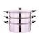 Harmony 3 Layer Steamer Stainless Steel Ware 30cm