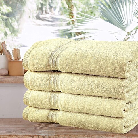 Comfy Set Of 4 Pure Cotton Hand Towel - Cream