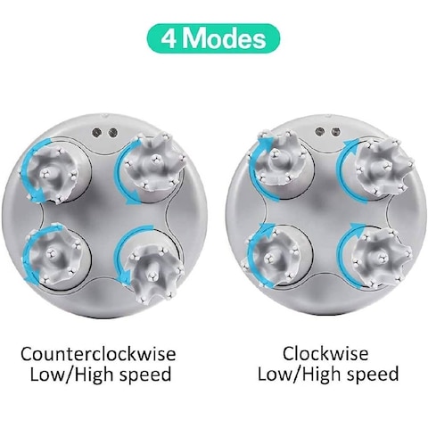 Buy Electric Scalp Massager with 4 Replacement Massage Heads