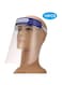 Generic - 10-Piece Protective Anti-Fog Face Shield Clear/White/Blue 35X6X25Centimeter