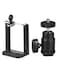 Generic - Adjustable Phone Holder Tripod Mount Black/Silver