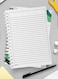 Lowha Spiral Notebook With 60 Sheets And Hard Paper Covers With Retro Geometric Design, For Jotting Notes And Reminders, For Work, University, School