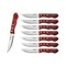 Tramontina Porterhouse Steak Knife Set Stainless Steel Edge w/ Riveted Polywood Handles 8-piece, 80009/576DS