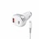 mpBLBERRI BLB-C101 30W PD Car Charger, Lightning Cable, White