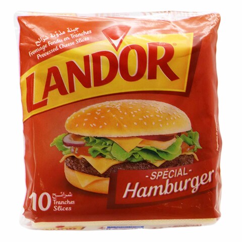 Landor Slice Hamburger Cheddar 160G