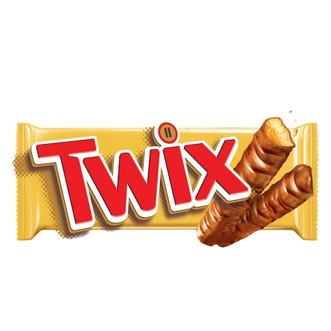 Twix Twin Chocolate Bars 50g x Pack of 25