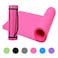 Generic-10mm Thick Yoga Mat Non-Slip Exercise Mat Pad with Carrying Strap and Mesh Bag for Home Gym Fitness Workout Pilates