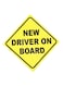 Generic Waterproof New Driver On Board Car Sticker