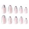 Lottie London Kimkim Stay Press'd Press-On False Nails With Glue Chrome Tips Pack of 30