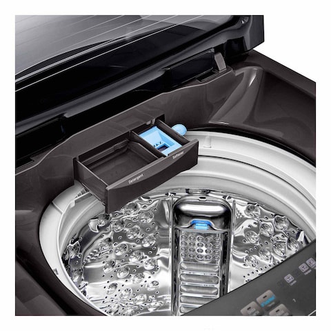 LG Top Loading Automatic Washing Machine - 18.5 KG - Black - T1993EFHSC2