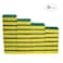 Decdeal - 30pcs Multi-purpose Double-faced Sponge Scouring Pads Dish Washing Scrub Sponge Stains Removing Cleaning Scrubber Brush for Kitchen Garage Bathroom