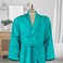 Lushh 100% Cotton Shawl Bathrobe for Women with Hair Towel Wrap, Highly Absorbent Terry Bathrobe  (L/XL) and Quick Magic Dryer Hair Towel Wrap, Teal
