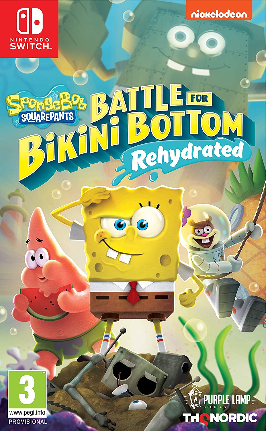 switch Switch Spongebob Squarepants Battle For Bikini Bottom Rehydrated For Nintendo Switch