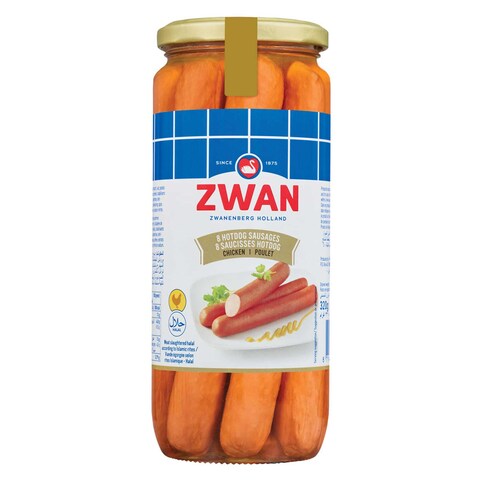Zwan Chicken Hot Dogs In Jars 320GR